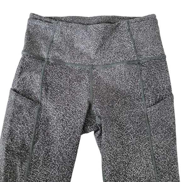 Lululemon Fast & Free Crop II Nulux Leggings 19" Inseam Starlight Black - Picture 6 of 9